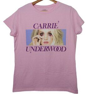 Carrie Underwood Womens Large The Cry Pretty Tour 360 Pink Concert Dates Music